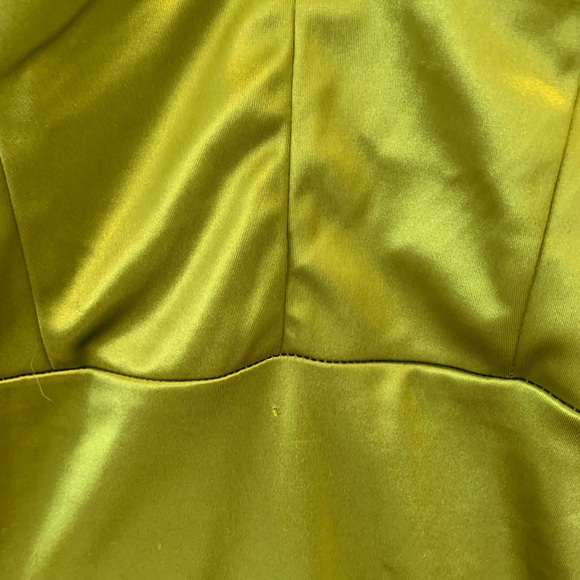 Stretchy metallic green/lime dress - Picture 6 of 6